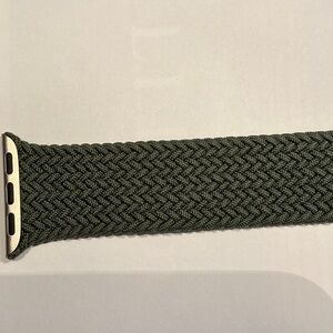 Apple Braided Solo Loop Apple Watch Band in Dark Green